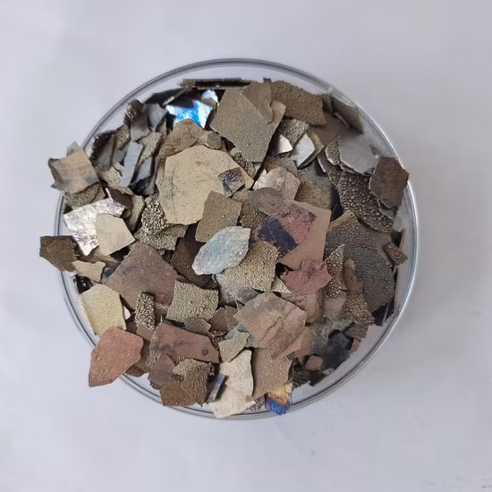 Escamas electrolíticas del metal del manganeso del precio del 99,7% del mercado de la pureza elevada de la acería